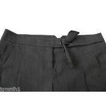 YA-YA Yael Aflalo city shorts cropped Capri 10 $246 plaid walking bermuda-Shorts-YA-YA-10-Charcoal plaid-Jenifers Designer Closet
